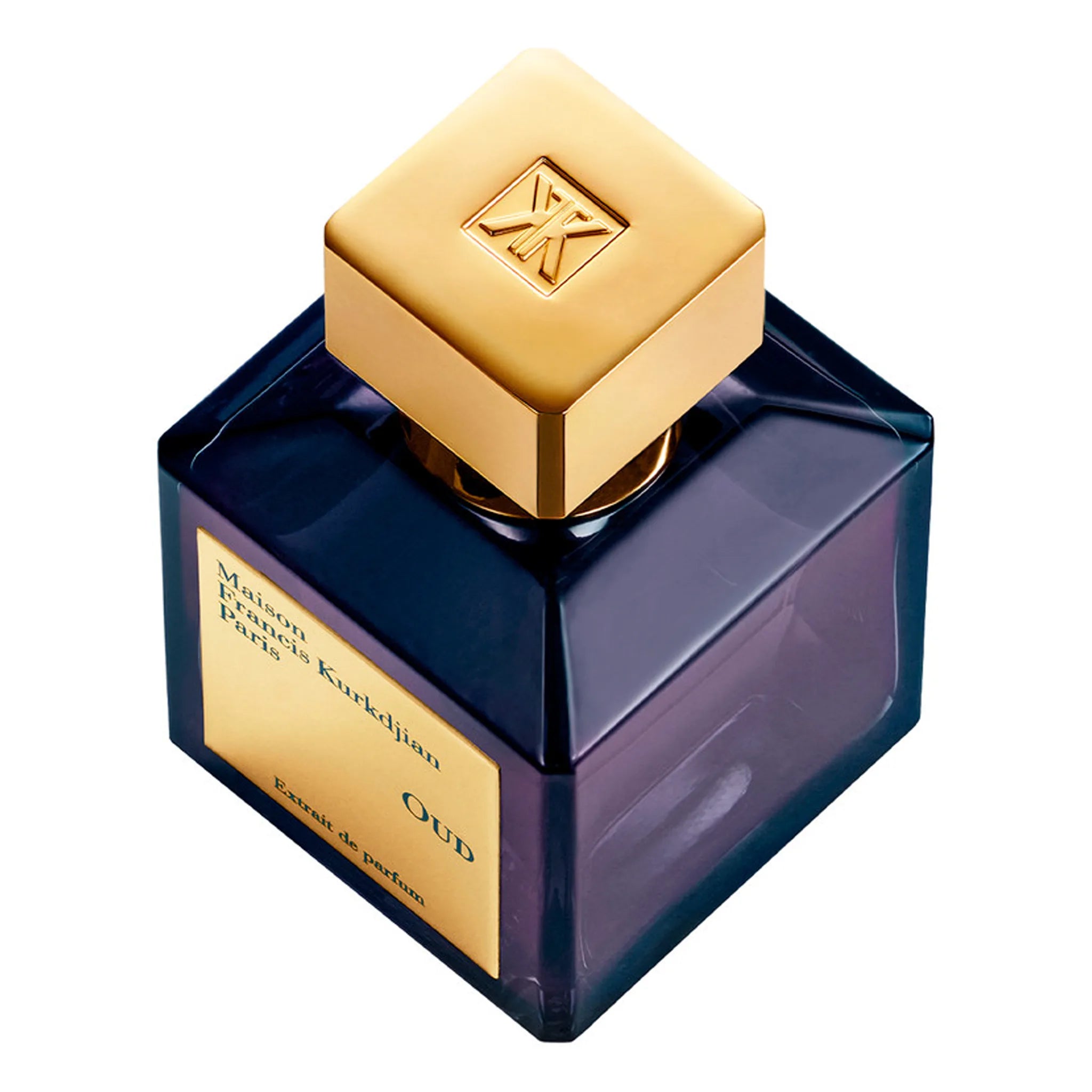 Top view of Maison Francis Kurkdjian Oud Extrait De Parfum 70ml